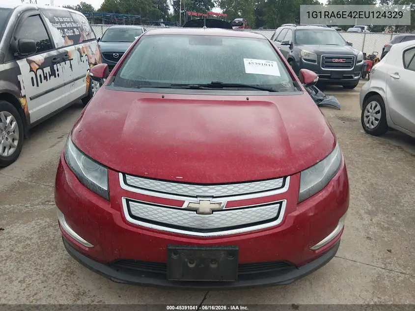 2014 Chevrolet Volt VIN: 1G1RA6E42EU124329 Lot: 45391041