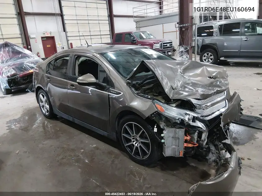 2014 Chevrolet Volt VIN: 1G1RD6E48EU160694 Lot: 45422453