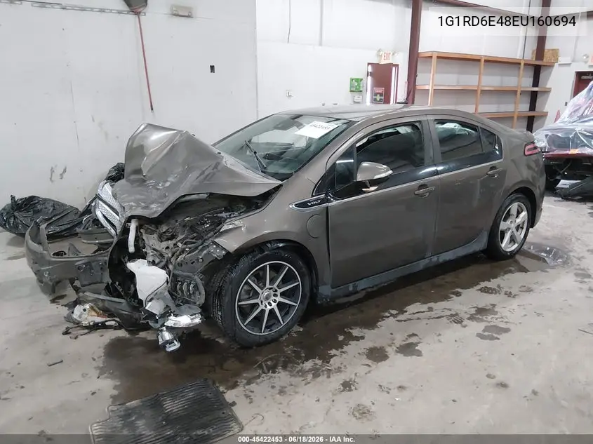 2014 Chevrolet Volt VIN: 1G1RD6E48EU160694 Lot: 45422453