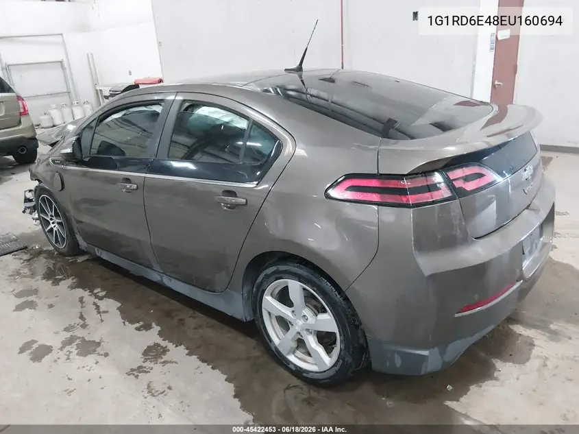 2014 Chevrolet Volt VIN: 1G1RD6E48EU160694 Lot: 45422453