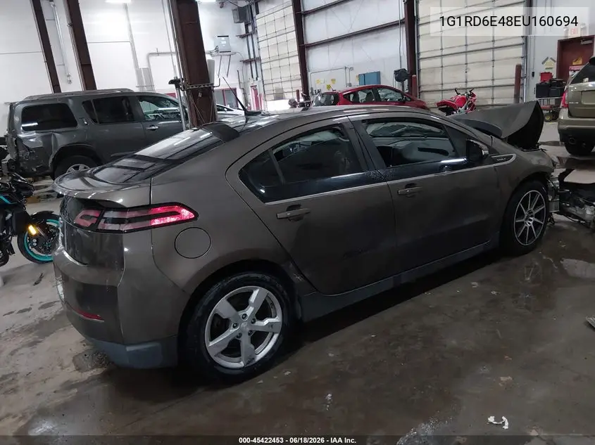 2014 Chevrolet Volt VIN: 1G1RD6E48EU160694 Lot: 45422453
