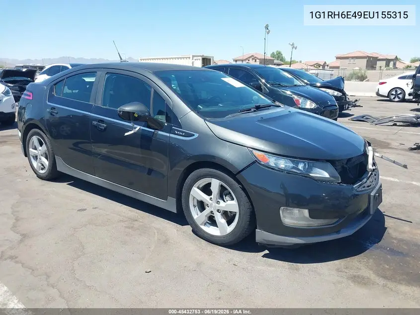 2014 Chevrolet Volt VIN: 1G1RH6E49EU155315 Lot: 45432753