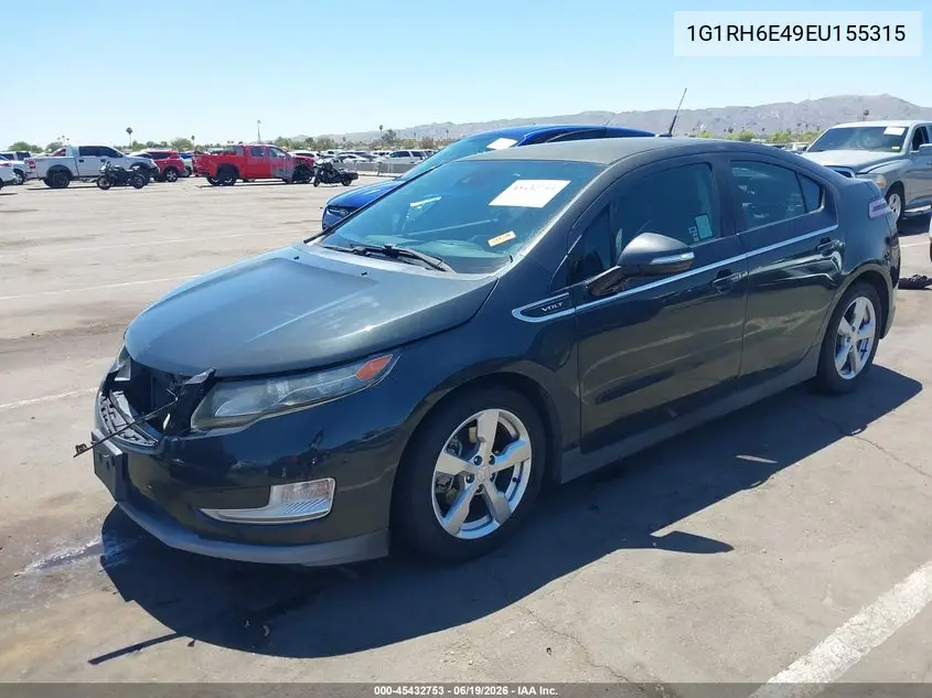 2014 Chevrolet Volt VIN: 1G1RH6E49EU155315 Lot: 45432753