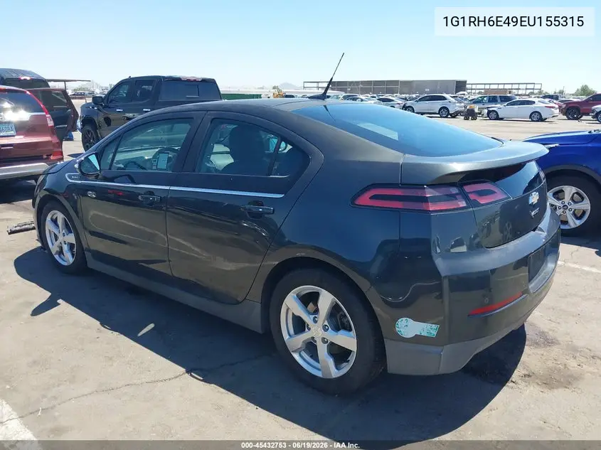 2014 Chevrolet Volt VIN: 1G1RH6E49EU155315 Lot: 45432753