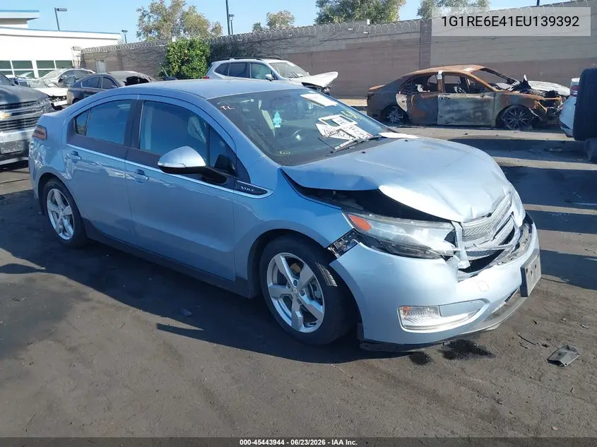 2014 Chevrolet Volt VIN: 1G1RE6E41EU139392 Lot: 45443944