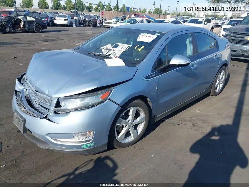2014 Chevrolet Volt VIN: 1G1RE6E41EU139392 Lot: 45443944