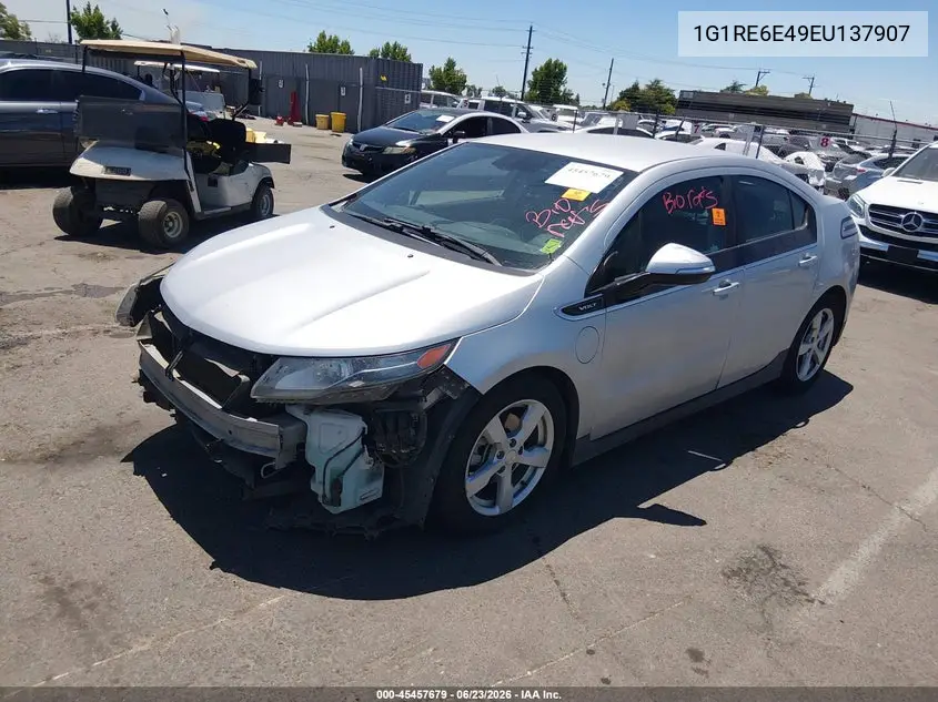 2014 Chevrolet Volt VIN: 1G1RE6E49EU137907 Lot: 45457679