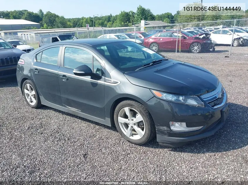 2014 Chevrolet Volt VIN: 1G1RD6E43EU144449 Lot: 45497860