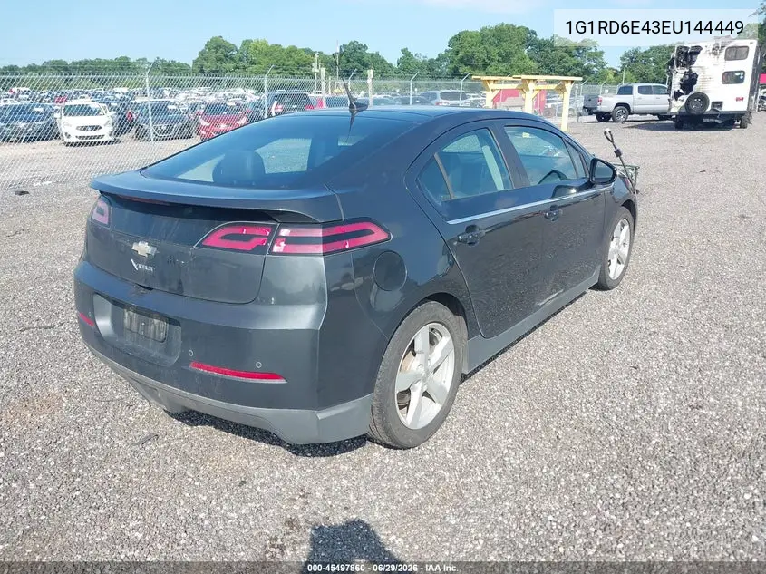 2014 Chevrolet Volt VIN: 1G1RD6E43EU144449 Lot: 45497860