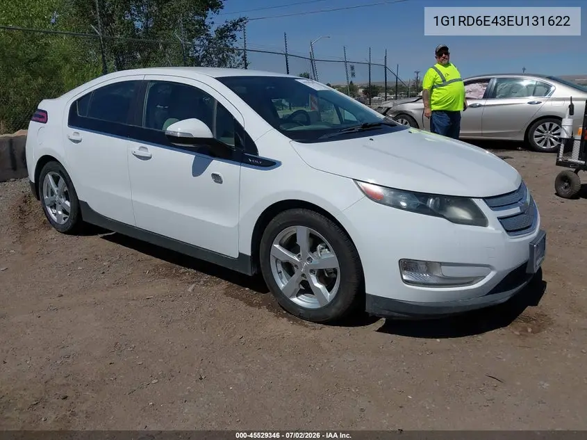 2014 Chevrolet Volt VIN: 1G1RD6E43EU131622 Lot: 45529346