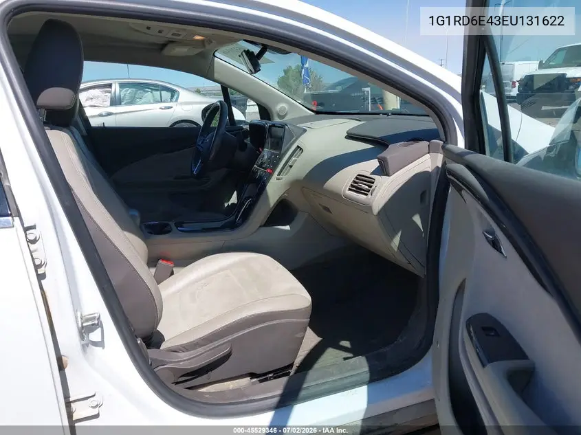 2014 Chevrolet Volt VIN: 1G1RD6E43EU131622 Lot: 45529346