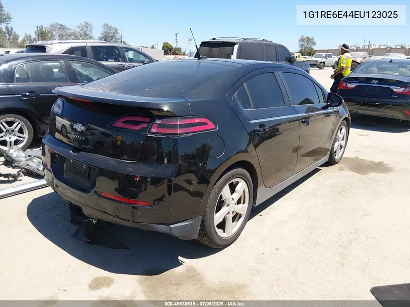 2014 Chevrolet Volt VIN: 1G1RE6E44EU123025 Lot: 45530615