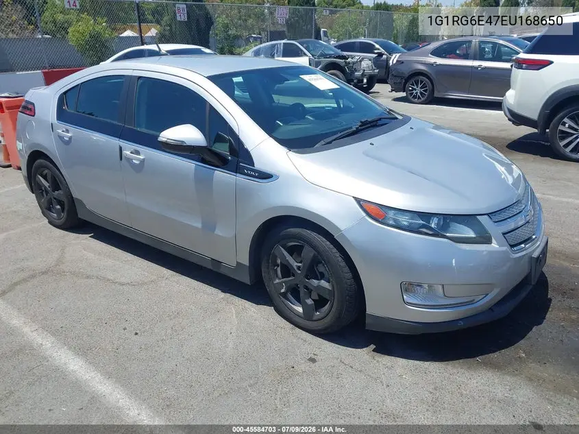 2014 Chevrolet Volt VIN: 1G1RG6E47EU168650 Lot: 45584703