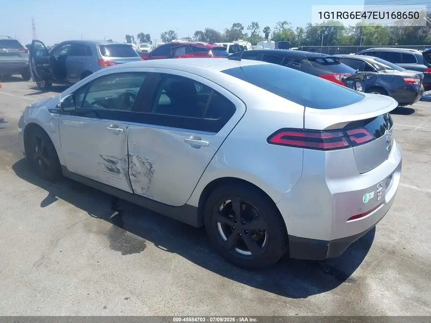 2014 Chevrolet Volt VIN: 1G1RG6E47EU168650 Lot: 45584703