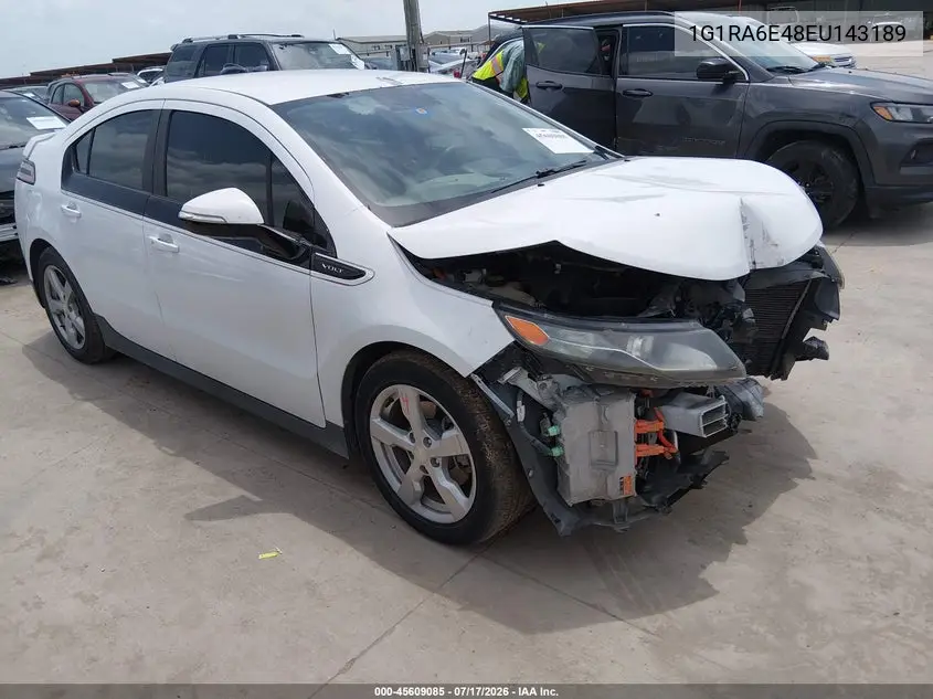 2014 Chevrolet Volt VIN: 1G1RA6E48EU143189 Lot: 45609085