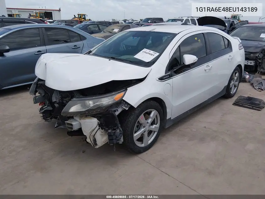 2014 Chevrolet Volt VIN: 1G1RA6E48EU143189 Lot: 45609085