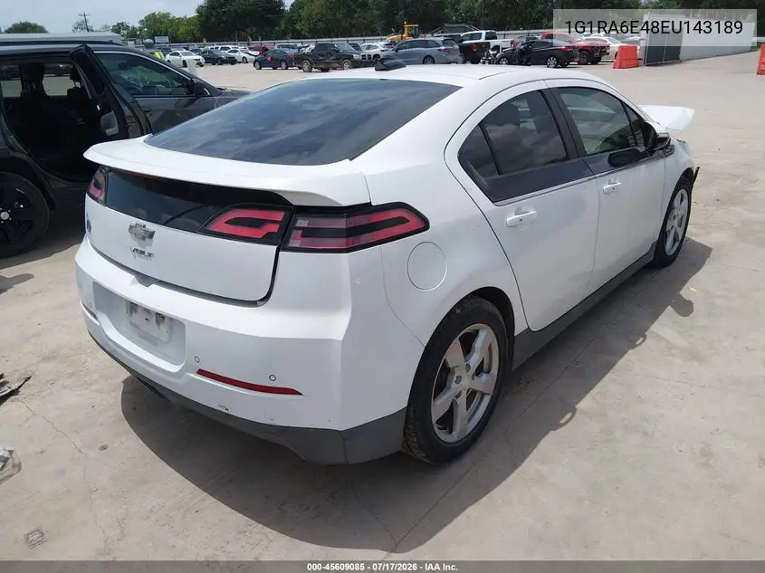 2014 Chevrolet Volt VIN: 1G1RA6E48EU143189 Lot: 45609085