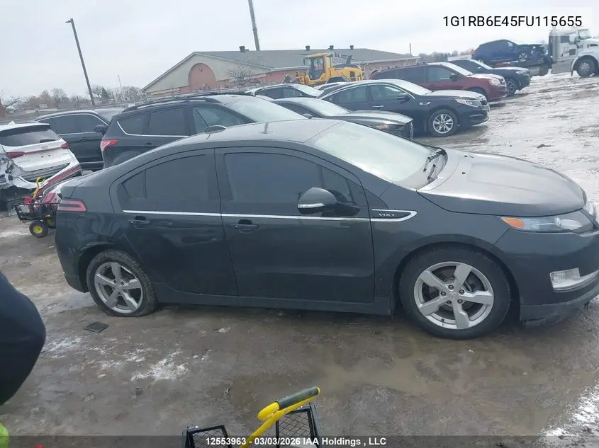2015 Chevrolet Volt VIN: 1G1RB6E45FU115655 Lot: 12553963