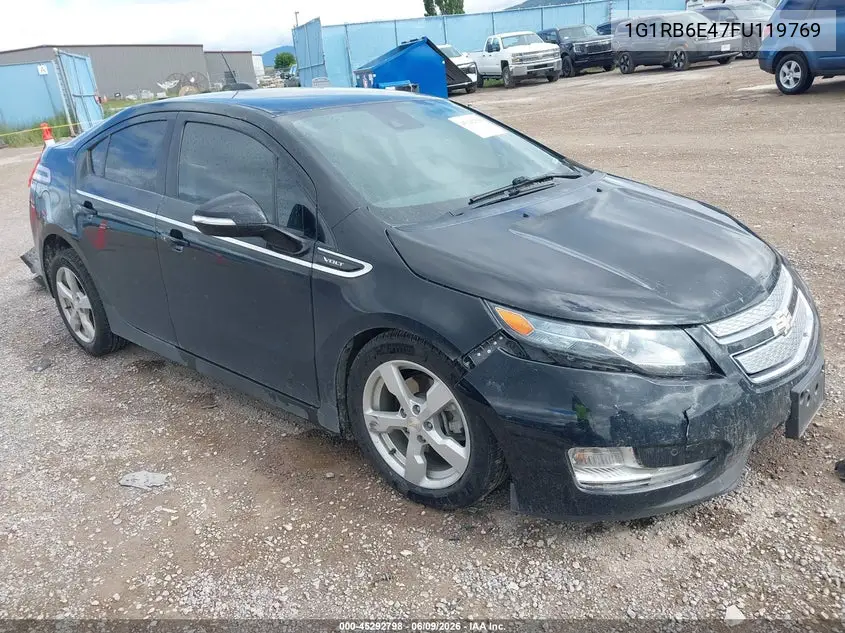 2015 Chevrolet Volt VIN: 1G1RB6E47FU119769 Lot: 45292798