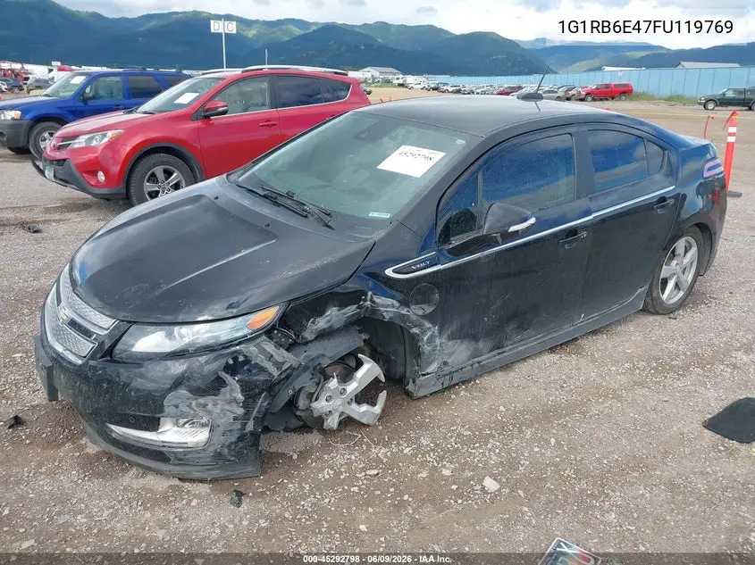 2015 Chevrolet Volt VIN: 1G1RB6E47FU119769 Lot: 45292798