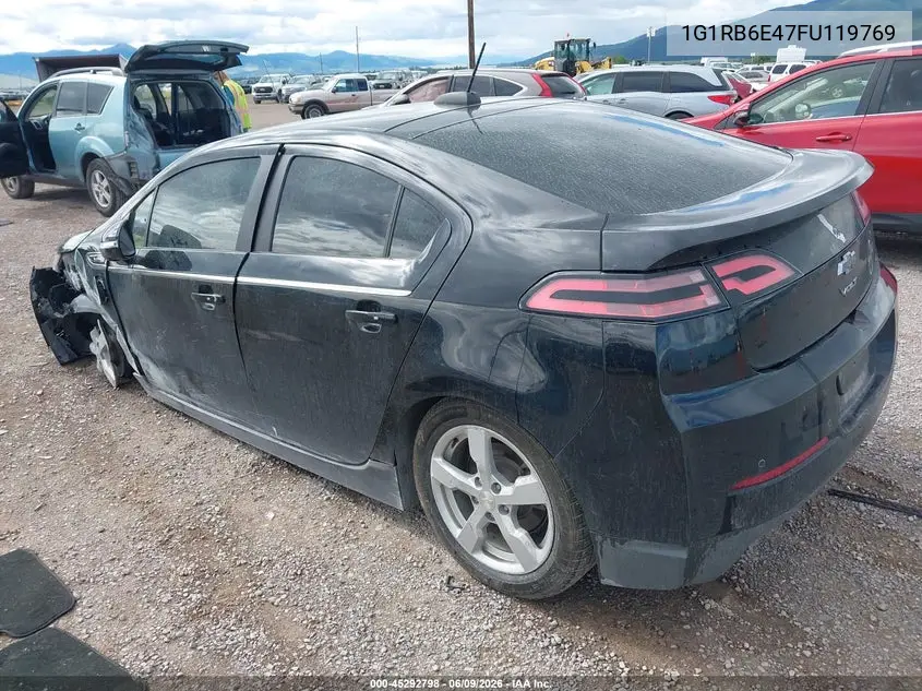 2015 Chevrolet Volt VIN: 1G1RB6E47FU119769 Lot: 45292798