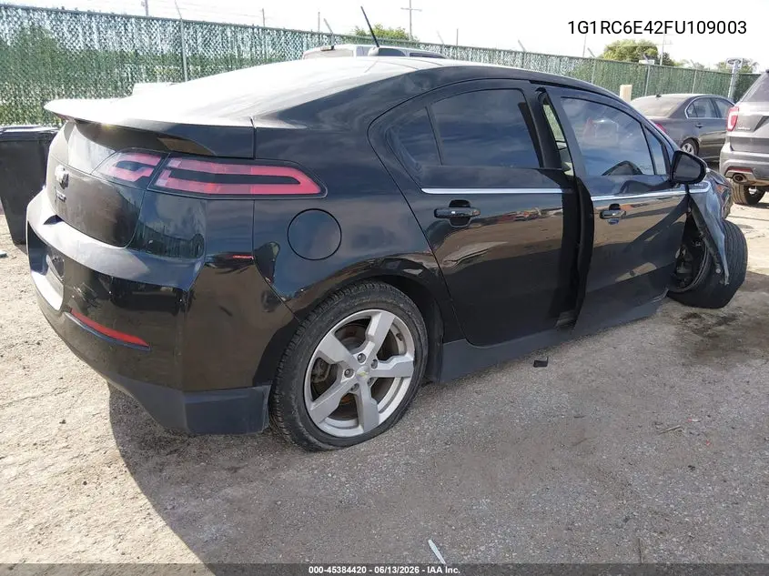 2015 Chevrolet Volt VIN: 1G1RC6E42FU109003 Lot: 45384420