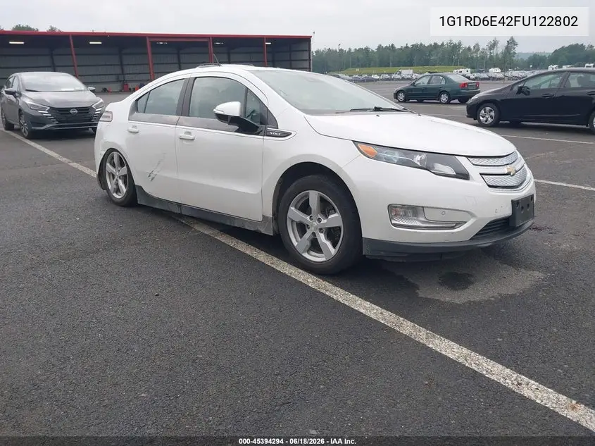 2015 Chevrolet Volt VIN: 1G1RD6E42FU122802 Lot: 45394294