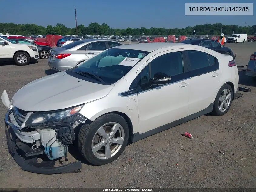 2015 Chevrolet Volt VIN: 1G1RD6E4XFU140285 Lot: 45530925