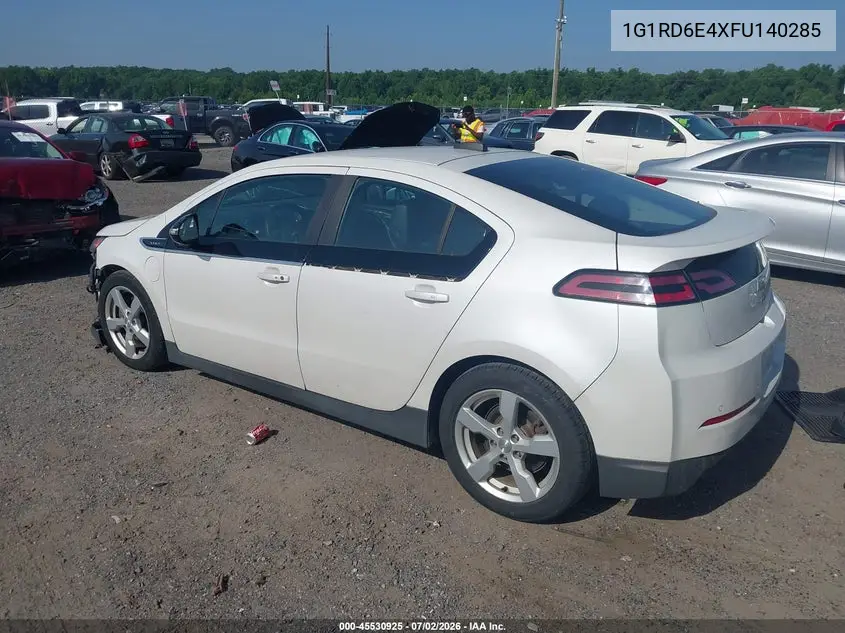 2015 Chevrolet Volt VIN: 1G1RD6E4XFU140285 Lot: 45530925