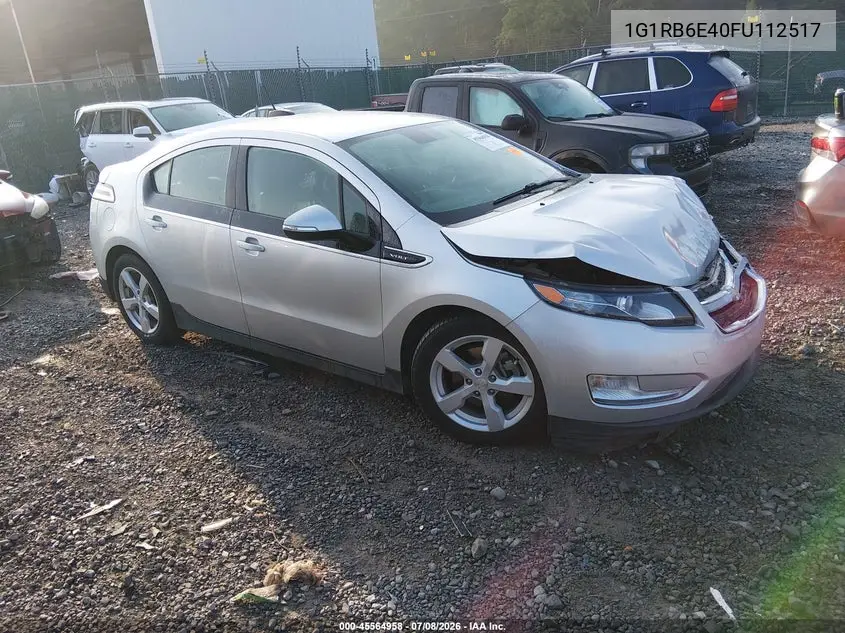2015 Chevrolet Volt VIN: 1G1RB6E40FU112517 Lot: 45564958