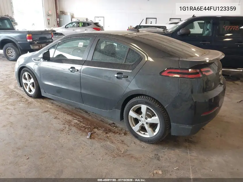 2015 Chevrolet Volt VIN: 1G1RA6E44FU123359 Lot: 45591199