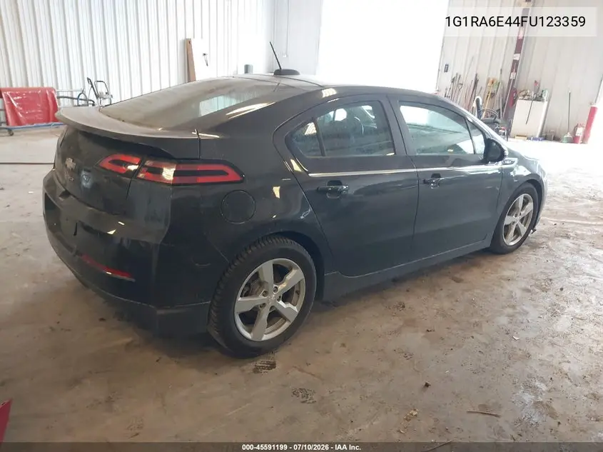 2015 Chevrolet Volt VIN: 1G1RA6E44FU123359 Lot: 45591199