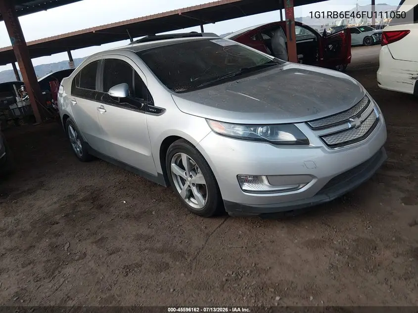 2015 Chevrolet Volt VIN: 1G1RB6E46FU111050 Lot: 45596162
