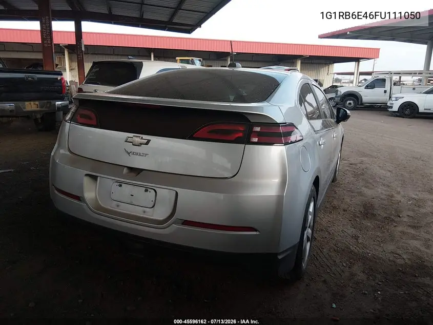2015 Chevrolet Volt VIN: 1G1RB6E46FU111050 Lot: 45596162
