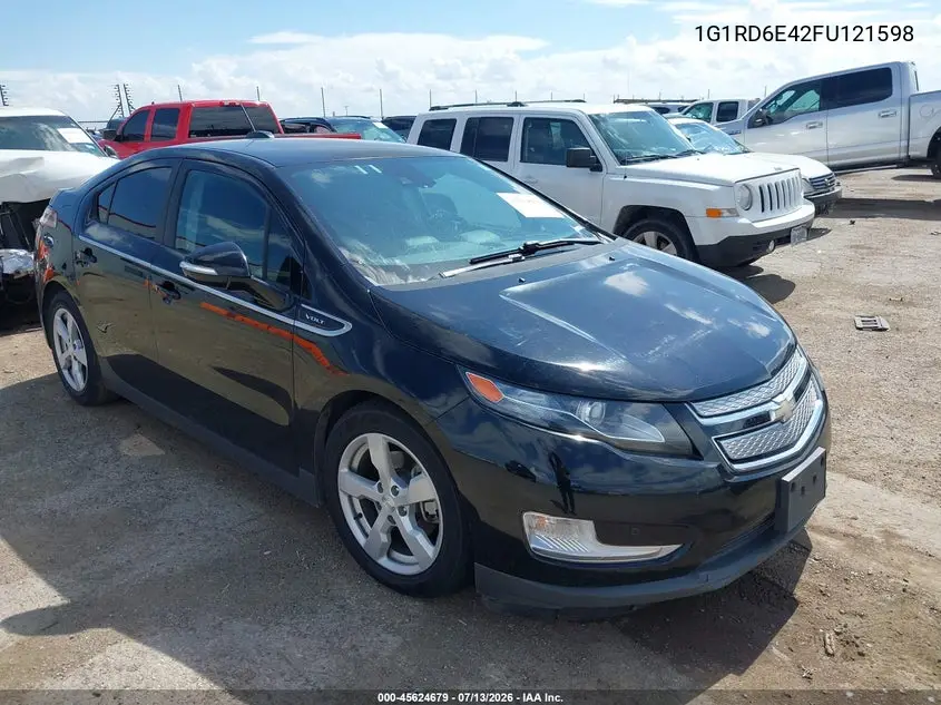 2015 Chevrolet Volt VIN: 1G1RD6E42FU121598 Lot: 45624679