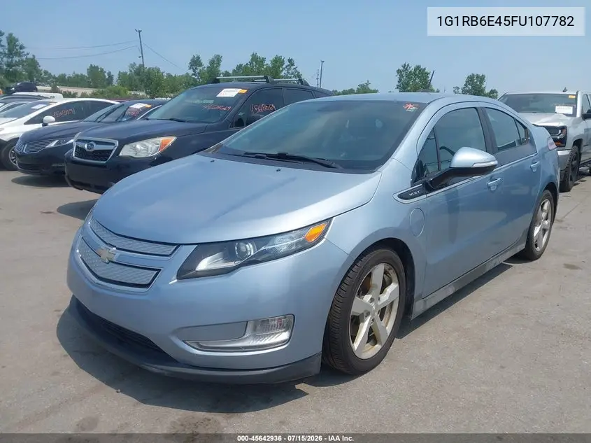 2015 Chevrolet Volt VIN: 1G1RB6E45FU107782 Lot: 45642936