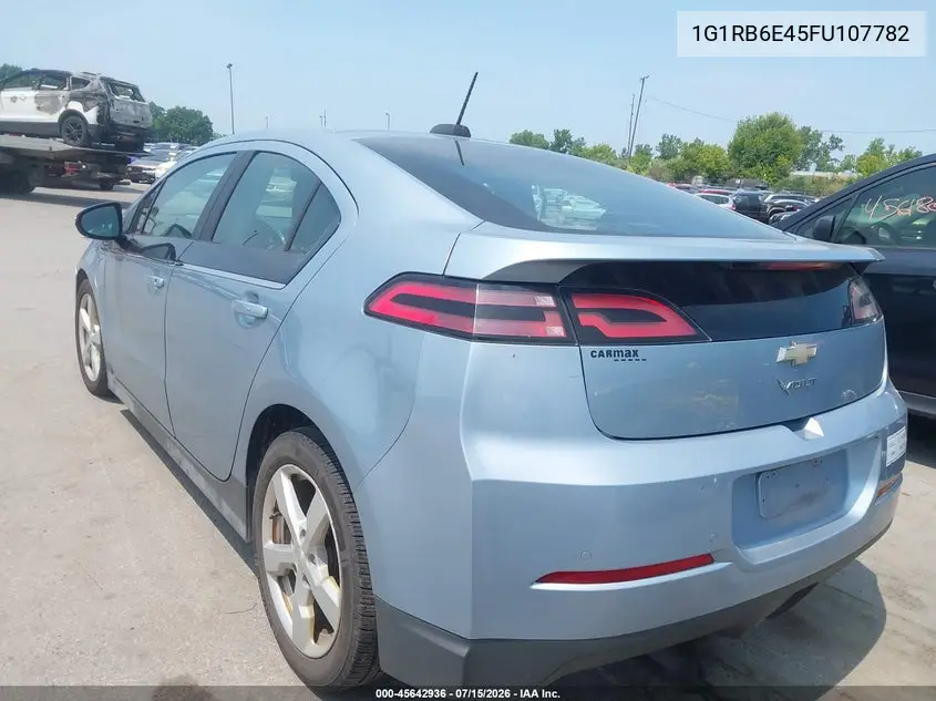2015 Chevrolet Volt VIN: 1G1RB6E45FU107782 Lot: 45642936