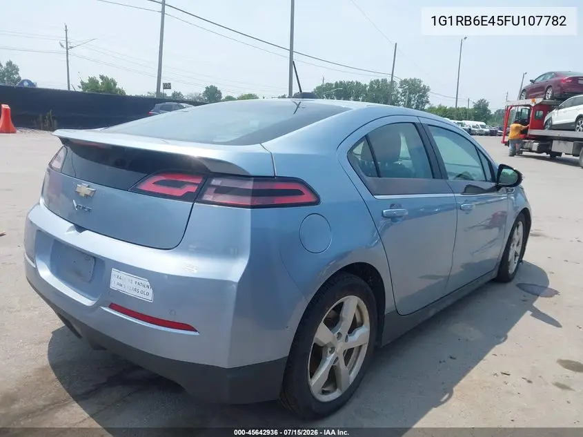 2015 Chevrolet Volt VIN: 1G1RB6E45FU107782 Lot: 45642936