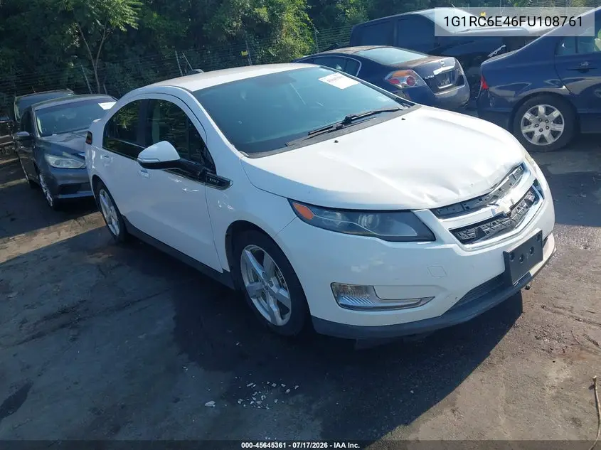 2015 Chevrolet Volt VIN: 1G1RC6E46FU108761 Lot: 45645361