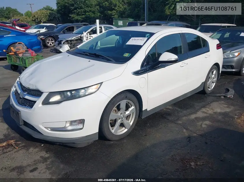 2015 Chevrolet Volt VIN: 1G1RC6E46FU108761 Lot: 45645361