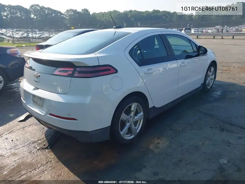 2015 Chevrolet Volt VIN: 1G1RC6E46FU108761 Lot: 45645361