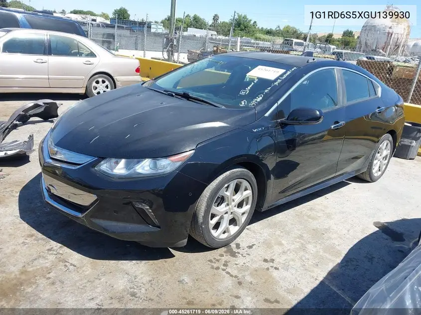 2016 Chevrolet Volt Premier VIN: 1G1RD6S5XGU139930 Lot: 45261719