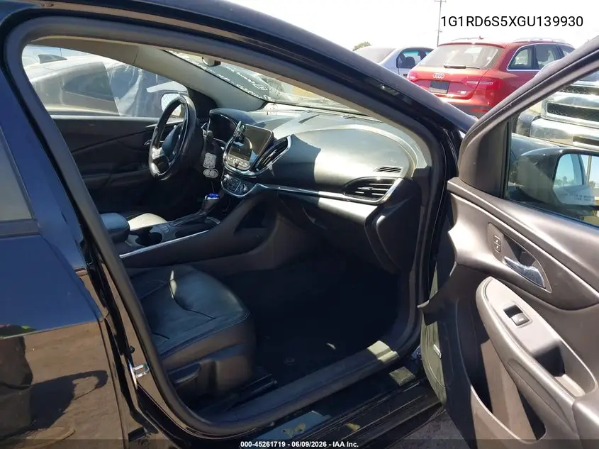 2016 Chevrolet Volt Premier VIN: 1G1RD6S5XGU139930 Lot: 45261719