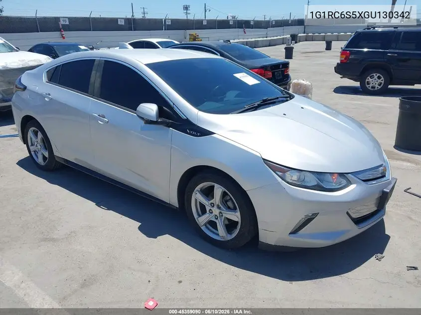 2016 Chevrolet Volt Lt VIN: 1G1RC6S5XGU130342 Lot: 45359090