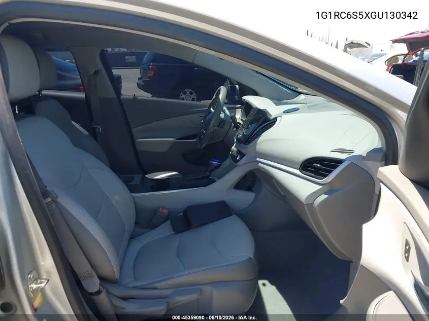 2016 Chevrolet Volt Lt VIN: 1G1RC6S5XGU130342 Lot: 45359090