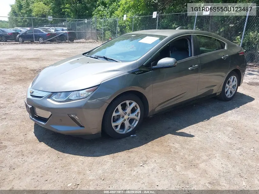 2016 Chevrolet Volt Premier VIN: 1G1RD6S55GU123487 Lot: 45511911