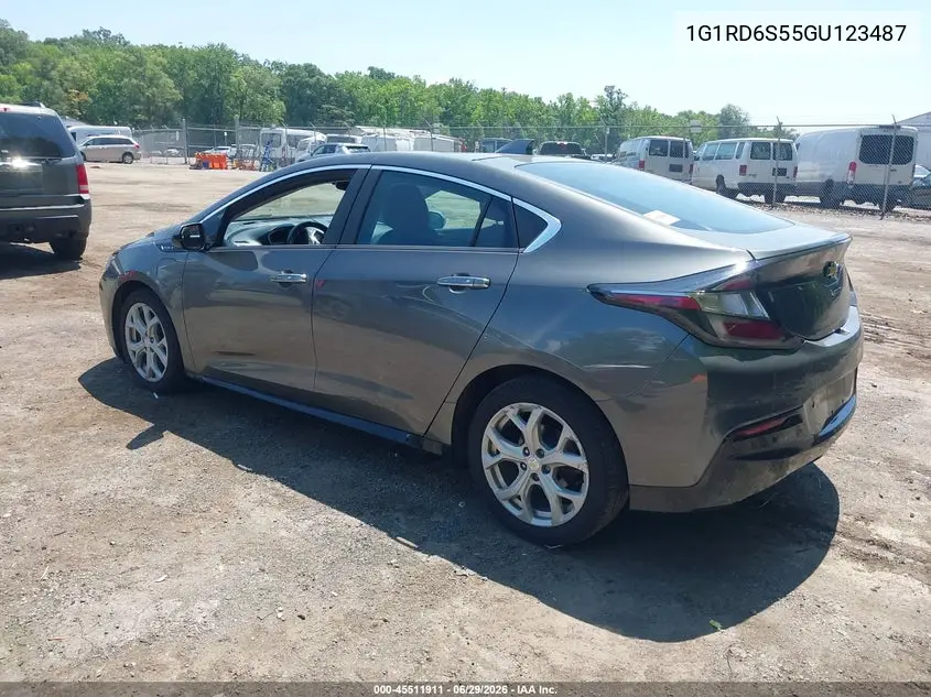2016 Chevrolet Volt Premier VIN: 1G1RD6S55GU123487 Lot: 45511911