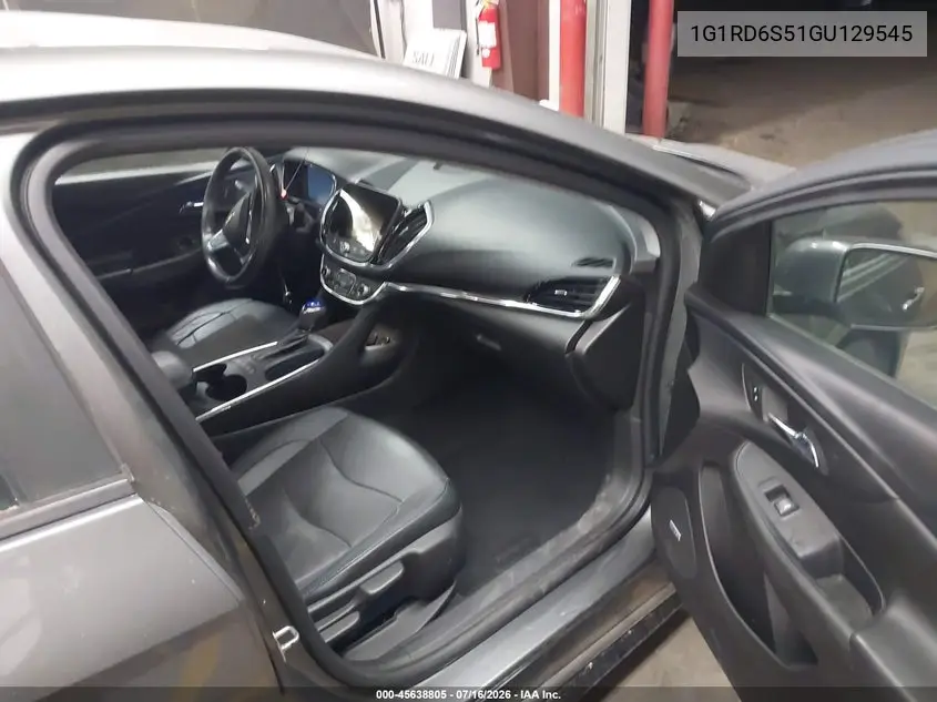 2016 Chevrolet Volt Premier VIN: 1G1RD6S51GU129545 Lot: 45638805