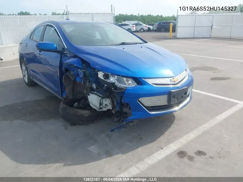2017 Chevrolet Volt Lt VIN: 1G1RA6S52HU145327 Lot: 12623181