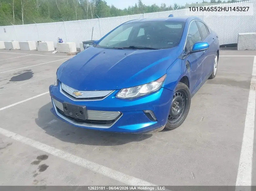 2017 Chevrolet Volt Lt VIN: 1G1RA6S52HU145327 Lot: 12623181